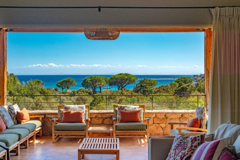 A waterfront villa in Palombaggia