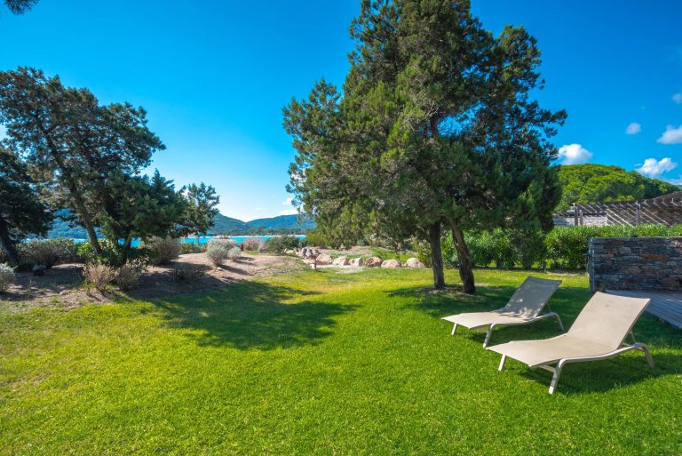 La plage de Santa Giulia au bout du Jardin
